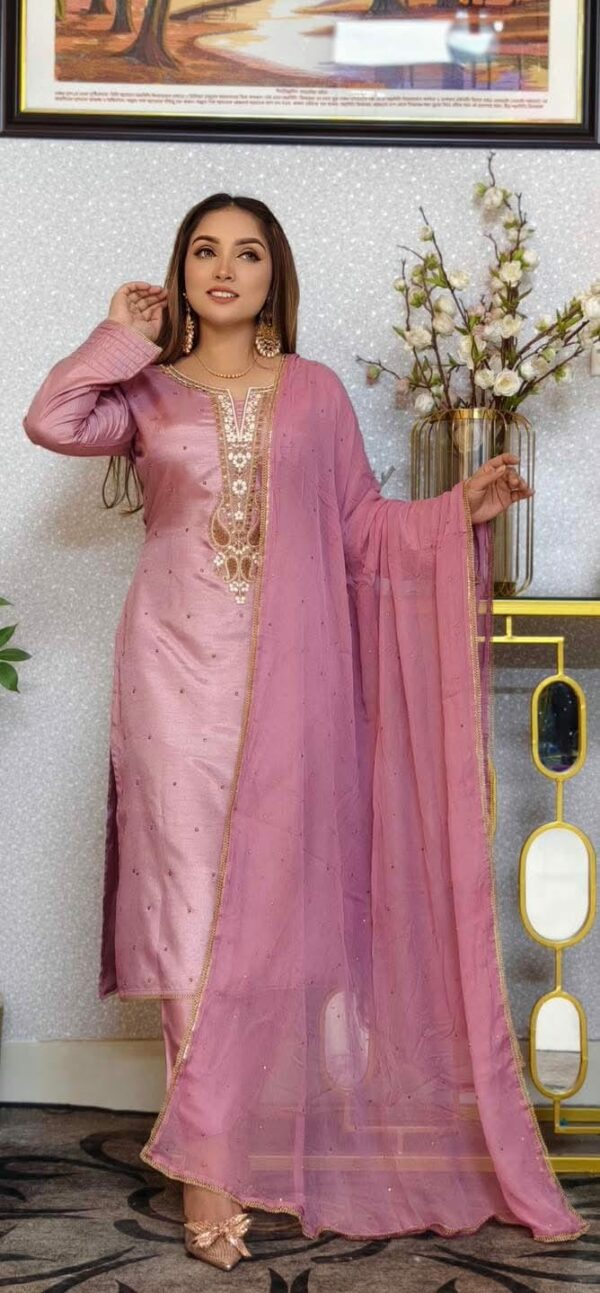 Embroidery Three Piece - Image 7